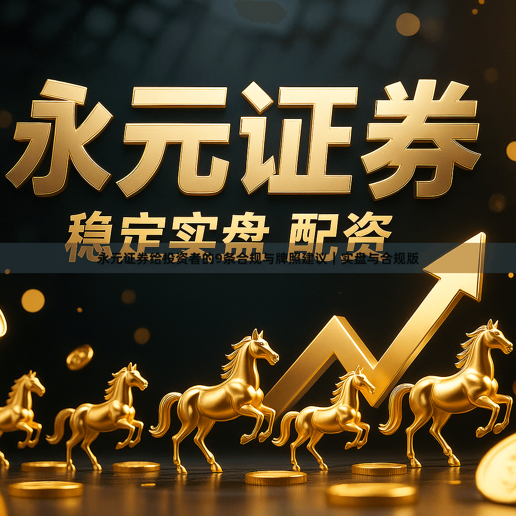 永元证券给投资者的9条合规与牌照建议｜实盘与合规版