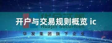 开户与交易规则概览 ic